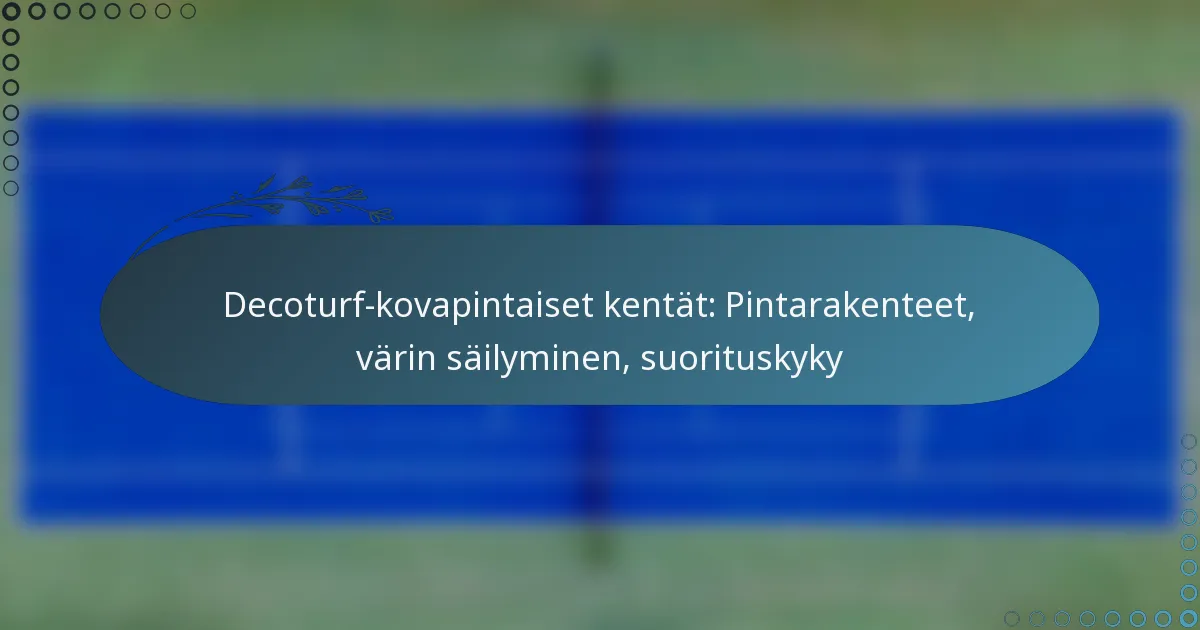 featured-image-decoturf-kovapintaiset-kentat-pintarakenteet-varin-sailyminen-suorituskyky